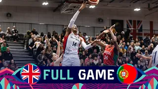 Great Britain v Portugal | Full Basketball Game | FIBA Women's EuroBasket 2023 Qualifiers