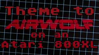 Airwolf title theme in Atari Advanced Music System II