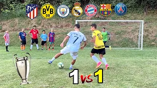 UEFA CHAMPIONS LEAGUE 1x1 CHALLENGE WITH LOTS OF DRIBLES ‹ Rikinho ›