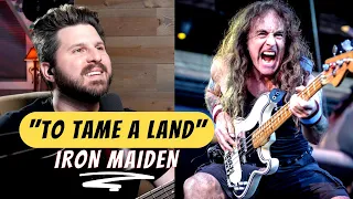 Bass Teacher REACTION | Iron Maiden - "To Tame A Land" | Steve Harris