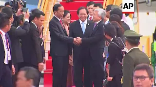 Indonesian president Widodo arrives for APEC summit in Vietnam