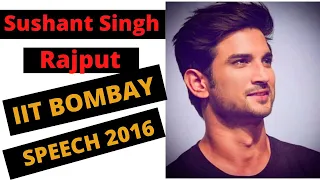 The Understated Wisdom Of Sushant Singh Rajput | Sushant Singh at AVENUES 2016 , SJMSOM IIT MUMBAI