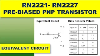 345 How to Find Equivalent of RN2227 Transistor / Replacement / Substitute