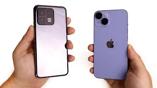 Что выбрать? iPhone 14 или Xiaomi 13? КАКОЙ ФЛАГМАН КРУЧЕ?