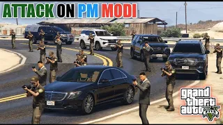 GTA 5 | Attack on PM Modi | Top Security in Action | Game Loverz