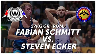 RINGEN - DMM FINALE (Rückkampf)  - 57kg Gr.-röm. - Fabian Schmitt vs. Steven Ecker