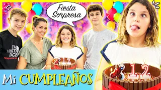 Mi FIESTA SORPRESA de CUMPLEAÑOS 🎂 ¡DANIELA HAACK CUMPLE 12 AÑOS! 🤩 Mis HERMANOS ME DAN UN REGALO