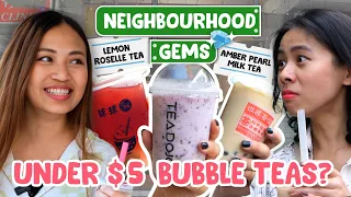 We Tried The Best Bubble Teas In Singapore! | Neighbourhood Gems | EP 7