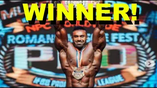 BEHROOZ TABANI WINS The 2022 Romania Muscle Fest Pro