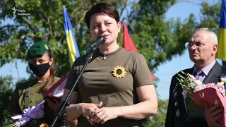 В Донецькій області відкрили танк-меморіал загиблим