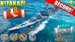 Kitakaze 8 Kills & 252k Damage | World of Warships Gameplay 4k