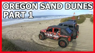 Oregon Sand Dunes Offroad - Part 1: Broken Steering Pump | JEEP JK VLOG