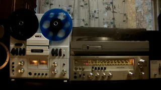 Electric lover с диска ROUGE et NOIR НОТА-203 белая магнитофон-приставка ,ресивер TELEFUNKEN TR350