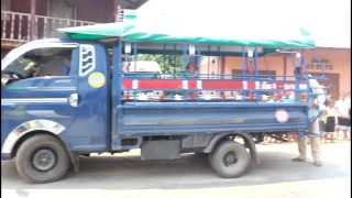 the moto bike accident in Laos,