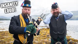 STRONGMAN TRIES BAGPIPES!!! - Scotland Tour Day 1&2 - Eddie Hall