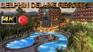 4K DELPHIN DELUXE RESORT 2023 ALANYA GOOD BEACH HOTEL ANTALYA TURKEY