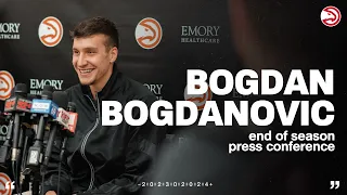 Bogdan Bogdanovic 2024 End-of-Season Press Conference