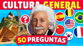 50 Preguntas de Cultura general 🧠🤯 ¿Cuánto Sabes? 💡📚🌎