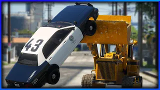 GTA RP | GANG WAR WITH A BULLDOZER