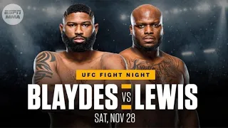 CURTIS BLAYDES VS DERRICK LEWIS FULL FIGHT UFC FIGHT NIGHT