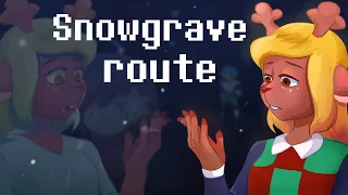 Snowgrave route - Deltarune animation