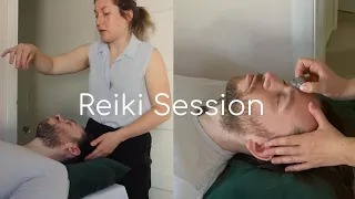 Reiki Energy Cleansing with Gemstones & Knife Work - Real Person ASMR