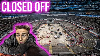 Abandoned Detroit Arena - Found VIP Rooms ! Joe Louis Arena