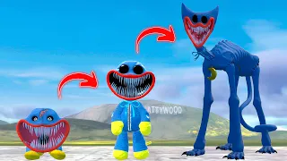 EVOLUTION OF NEW BIG HUGGY SMILING CRITTERS MONSTERS POPPY PLAYTIME CHAPTER 3 In Garry's Mod!