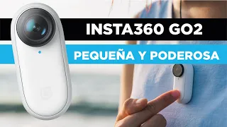 ¡¡5 CENTÍMETROS!! La cámara de acción más PEQUEÑA DE TODAS: INSTA360 GO 2