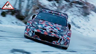 Test Day Takamoto Katsuta | Pre Rallye Monte-Carlo 2022 | Toyota GR Yaris Rally1 [Passats de canto]