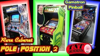 #1397 Taito ELEVATOR ACTION & Atari POLE POSITION 2 Cabaret Arcade Video Game- TNT Amusements