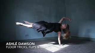 Ashlé Dawson Floor Tricks, Flips, & Stunts