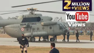 Arrival of PM Modi at Haldia. Royal Entry of Indian PM. World Class SPG Security & Indian Air Force.