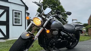 2008 Suzuki Boulevard M50 | Aftermarket Exhaust and GMAN Bully Tuner | Before and After