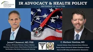 SIR-RFS Webinar (9/18/19): IR Political Advocacy and Health Policy