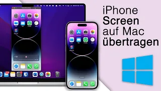 iPhone Bildschirm auf Mac übertragen mit & ohne Kabel! [2023]