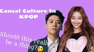 Cancel Culture /Toxicity In KPOP Industry