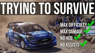 Trying To Survive One Of The Hardest Stages In WRC 8