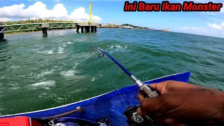 Tak Di Sangka Sangka Bisa Naikin ikan Monster_Reel Sampai Berderit Tak Karuan.