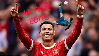 FREE 4K RONALDO EDITS TO USE!!🤑 (not copyright)