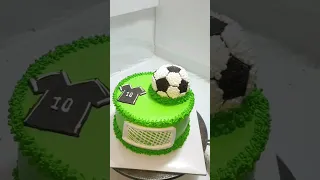 Football Cake#Short#Birthday cake#How to make Birthday Cake