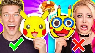 PANCAKE ART CHALLENGE 5!!! Learn How To Make Minions Pokemon Incredibles 2 Tomb Raider DIY Pancakes