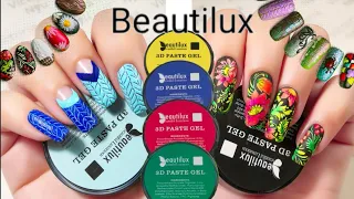 3D гель пасты + 3D дизайны 💅 BeautyLux 💅 3D paste + 3D designs / AliExpress