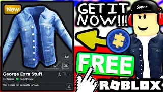 FREE ACCESSORY! HOW TO GET Denim Jacket - George Ezra! (ROBLOX George Ezra’s Gold Rush Event)