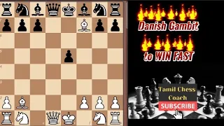 Danish Gambit: Chess Opening Tricks to WIN FAST: Center Game Traps, Tactics,Best Moves & Ideas tamil
