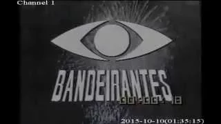 TELEVISÃO ANTIGA.. MENSAGEM DE VIRADA DE ANO 1985-1986. TV BANDEIRANDES