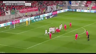 Another free kick goal from Son Heung-Min (South Korea vs Paraguay)