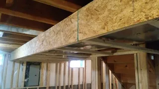 Framing drops around ductwork ( easy way )