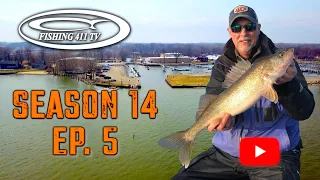 Saginaw Bay's Ice Out Walleye Trolling