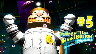 Посейдом и робот-белка ☀ SpongeBob SquarePants Battle for Bikini Bottom Прохождение игры #5